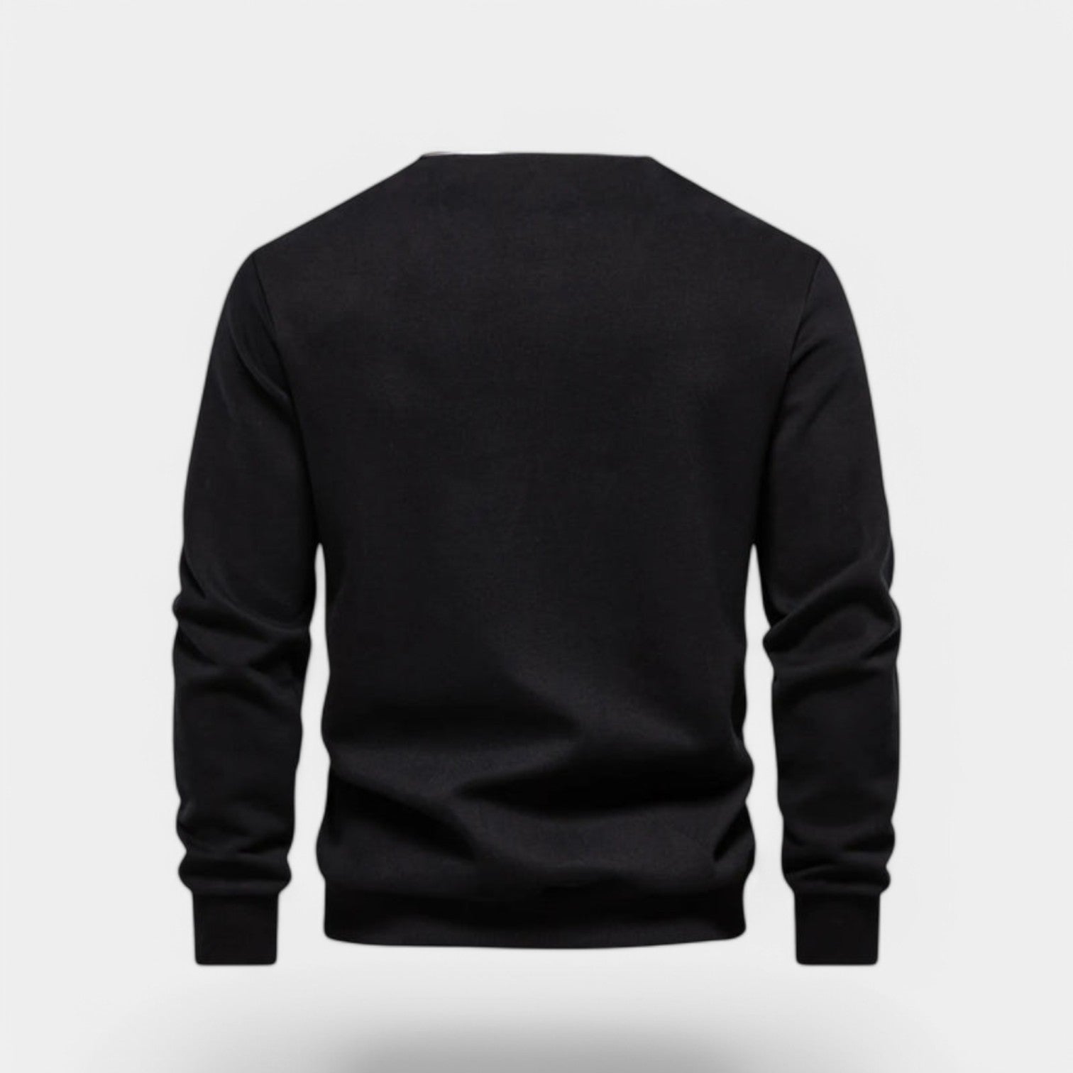 Valenti | Dress Collar Polo Neck Sweatshirt - Cotton Pullover-VALENTI