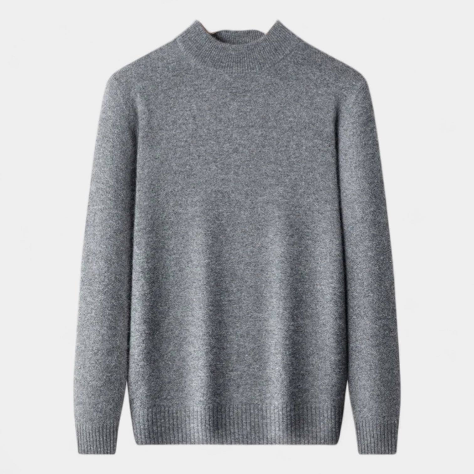 Norrskenberg | Herr Tröja med Halvhög Turtleneck - Merino