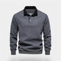 Valenti | Dress Collar Polo Neck Sweatshirt - Cotton Pullover-VALENTI