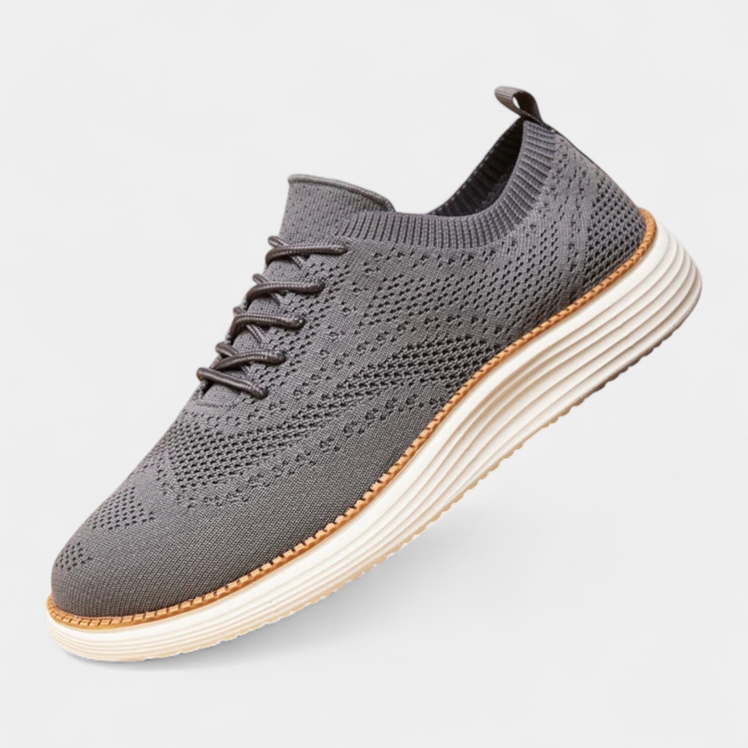 Norrskenberg | Herrstickade Sneakers – Andningsbara Casual-skor