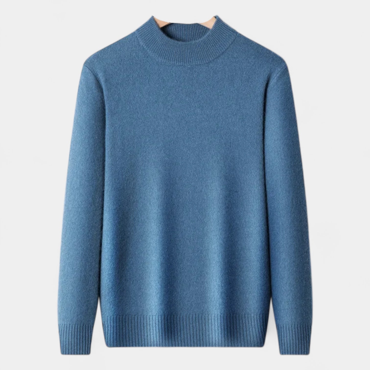 Norrskenberg | Herr Tröja med Halvhög Turtleneck - Merino
