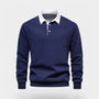 Valenti | Dress Collar Polo Neck Sweatshirt - Cotton Pullover-VALENTI