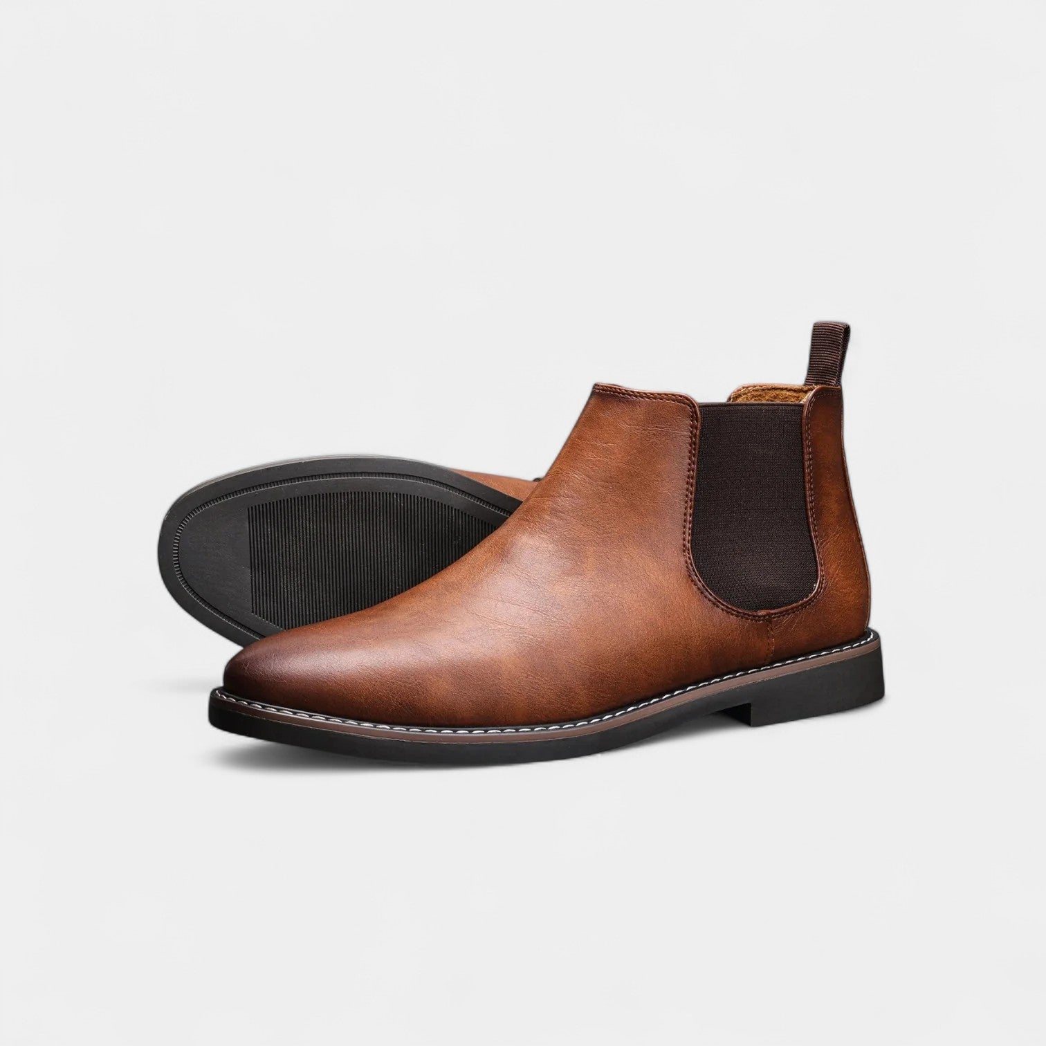 Norrskenberg | Herrens Höga Chelsea Läderboots