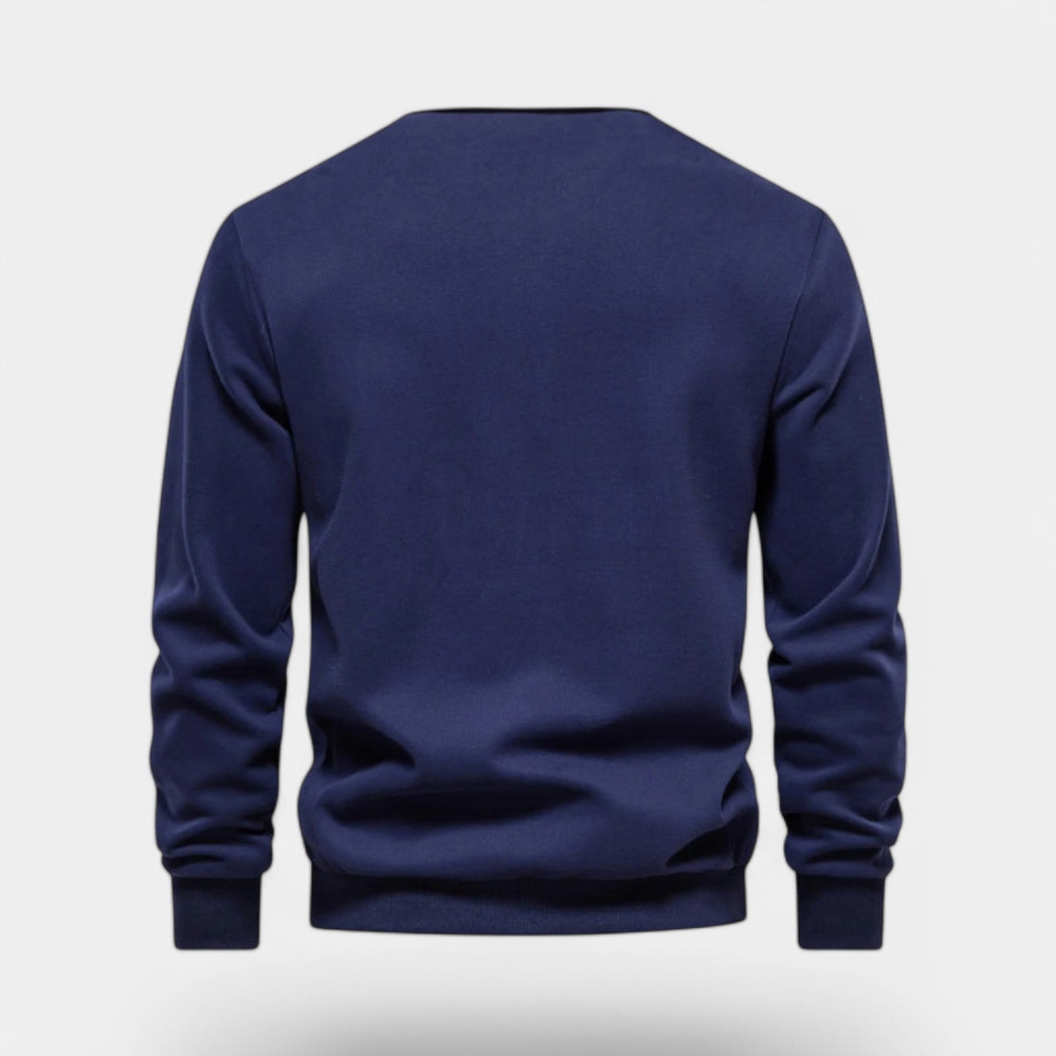 Valenti | Dress Collar Polo Neck Sweatshirt - Cotton Pullover-VALENTI
