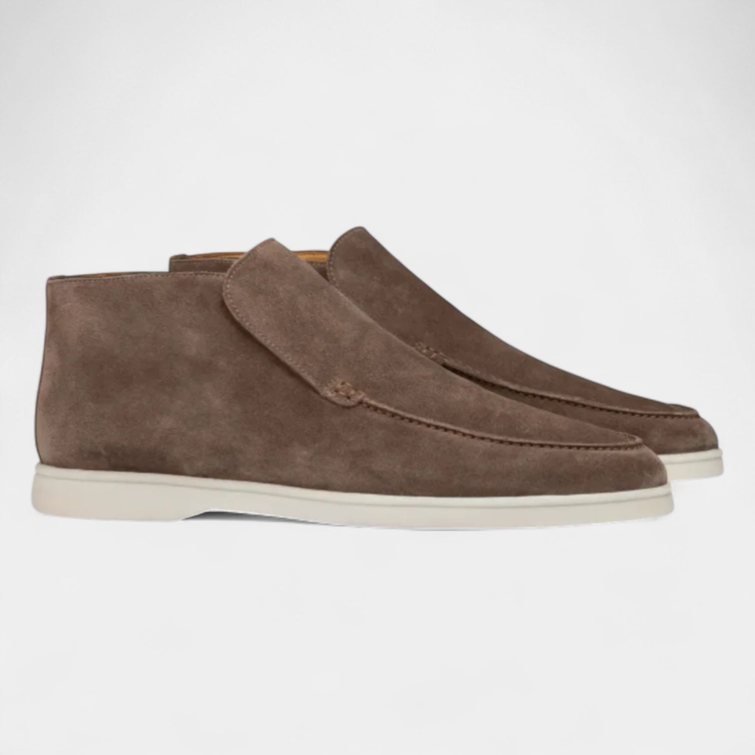 Norrskenberg | Mocka Loafers för män - Läder Slip on Shoes