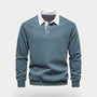 Valenti | Dress Collar Polo Neck Sweatshirt - Cotton Pullover-VALENTI