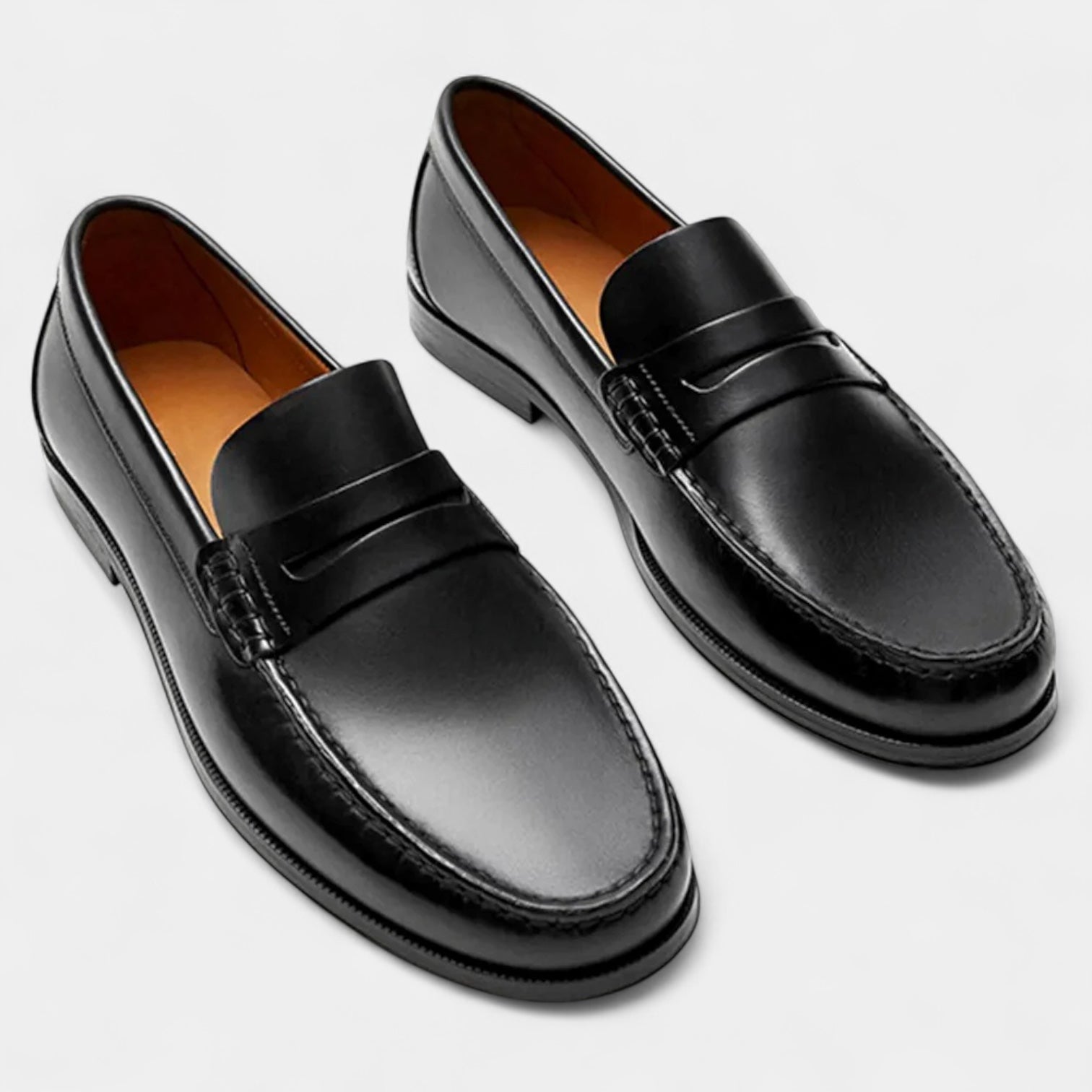 Norrskenberg | Läder Loafers för Män - Dress Skor