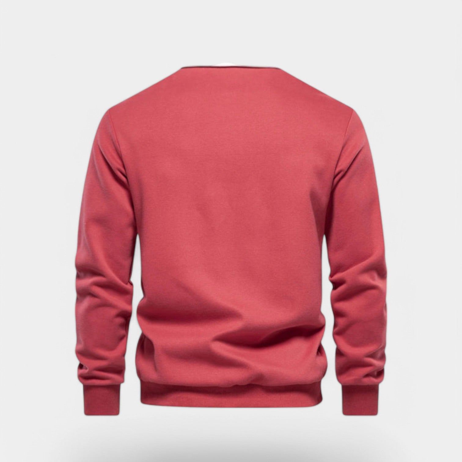 Valenti | Dress Collar Polo Neck Sweatshirt - Cotton Pullover-VALENTI