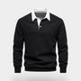 Valenti | Dress Collar Polo Neck Sweatshirt - Cotton Pullover-VALENTI