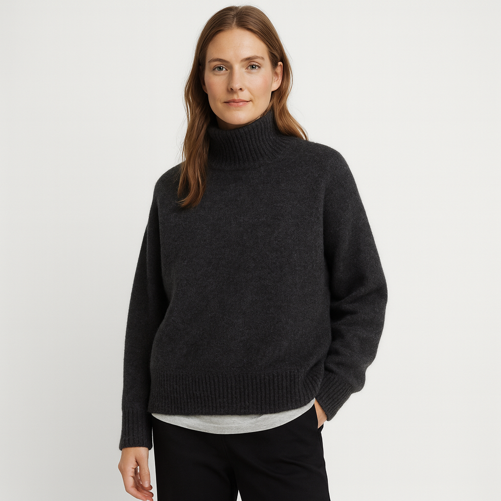 Norrskenberg | Turtleneck Dam - Mjuk Ullblandning