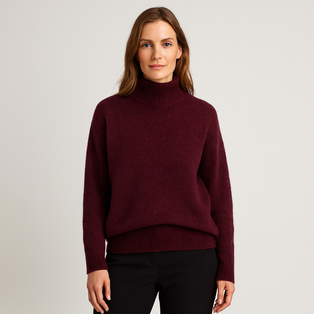 Norrskenberg | Turtleneck Dam - Mjuk Ullblandning