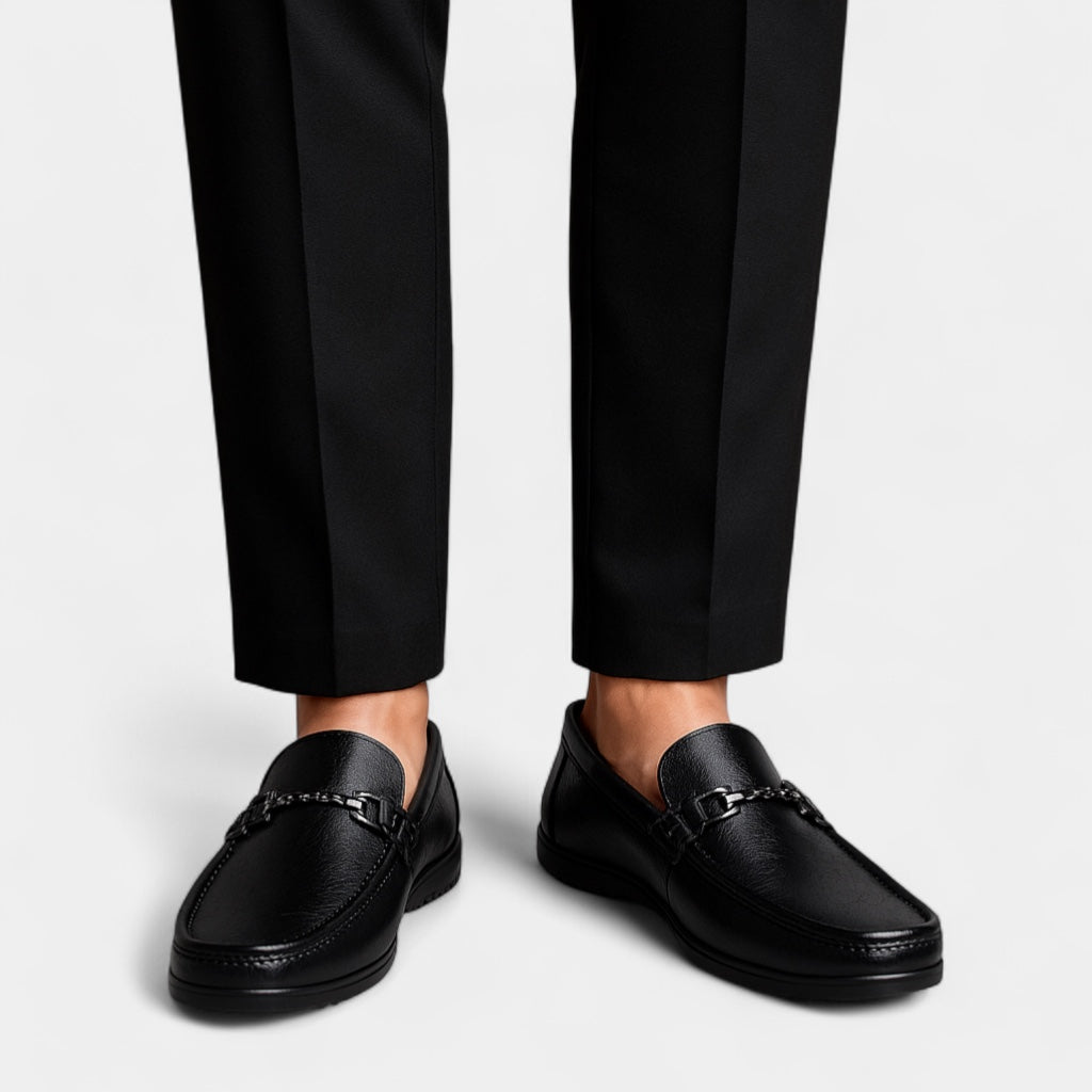 Norrskenberg | Business Loafers i läder för Män - Slip On Bröllopsskor