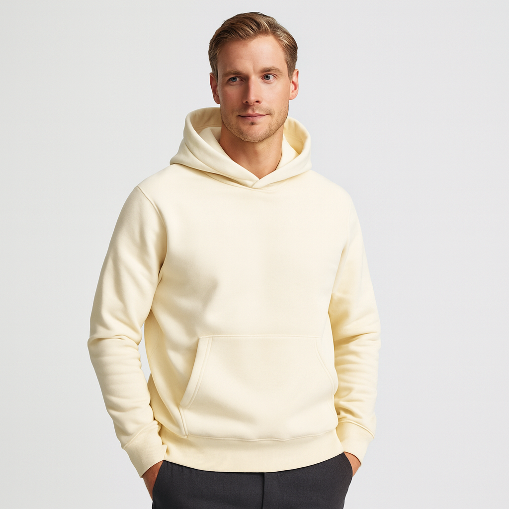 Norrskenberg | Casual Tröja med Mjuk Fleece - Hoodie