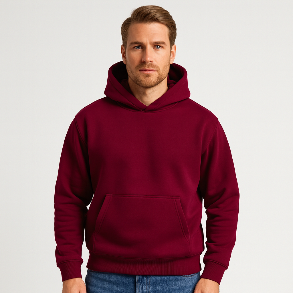 Norrskenberg | Casual Tröja med Mjuk Fleece - Hoodie