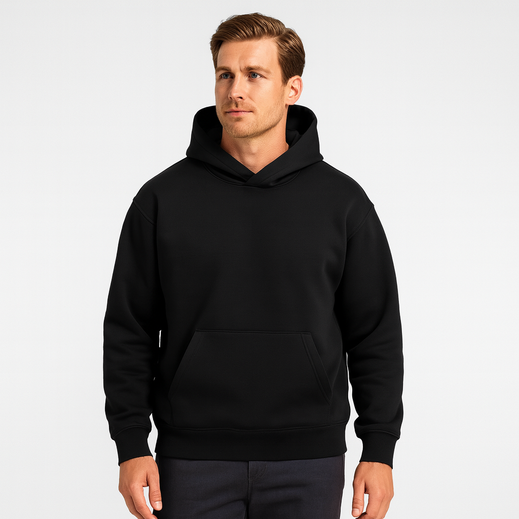 Norrskenberg | Casual Tröja med Mjuk Fleece - Hoodie