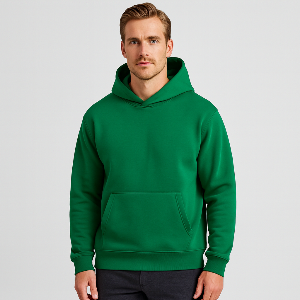 Norrskenberg | Casual Tröja med Mjuk Fleece - Hoodie
