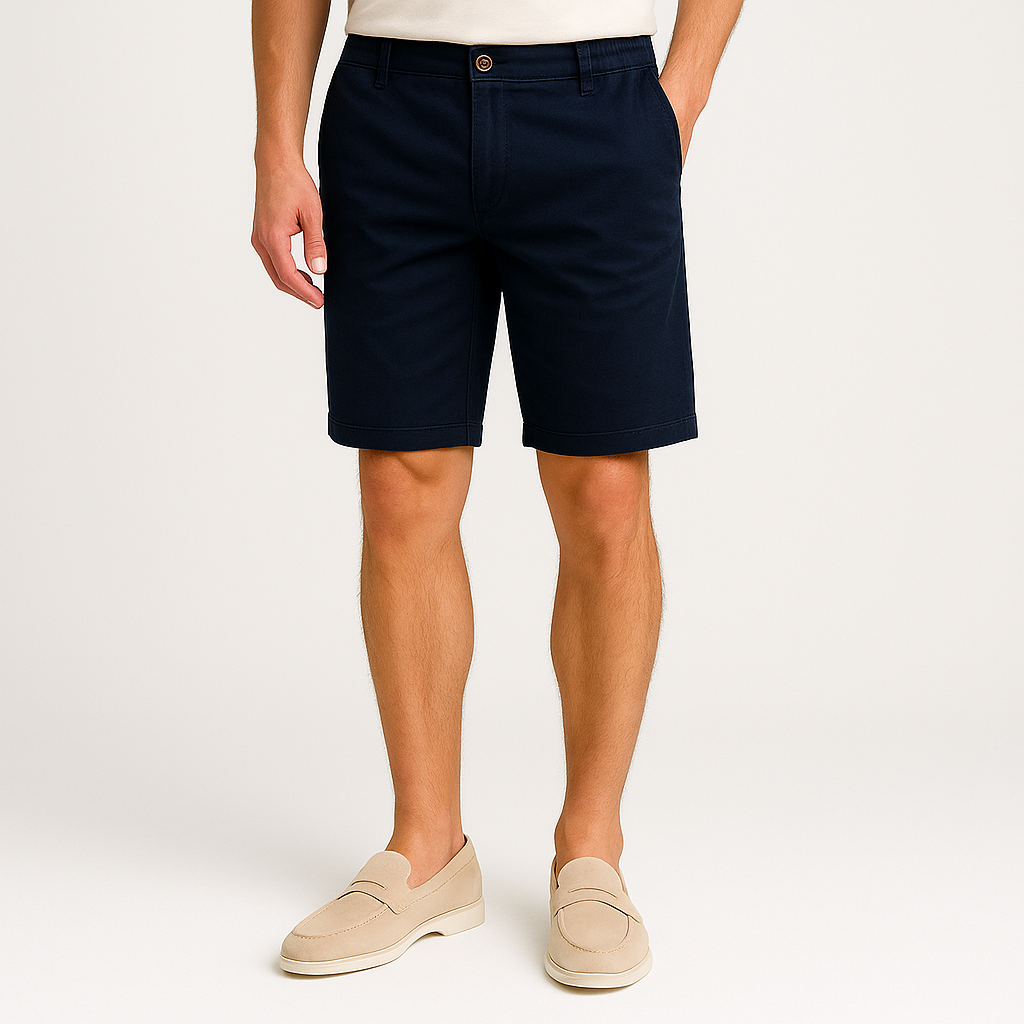 Norrskenberg | Herrshorts i Bomull - Sommarshorts med Resårmidja