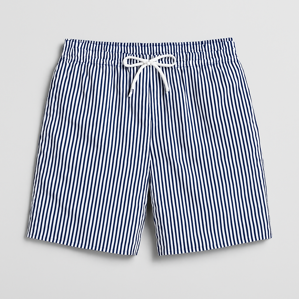 Norrskenberg | Herrbadshorts - Klassiska Snabbtorkande Boardshorts med Innerfoder