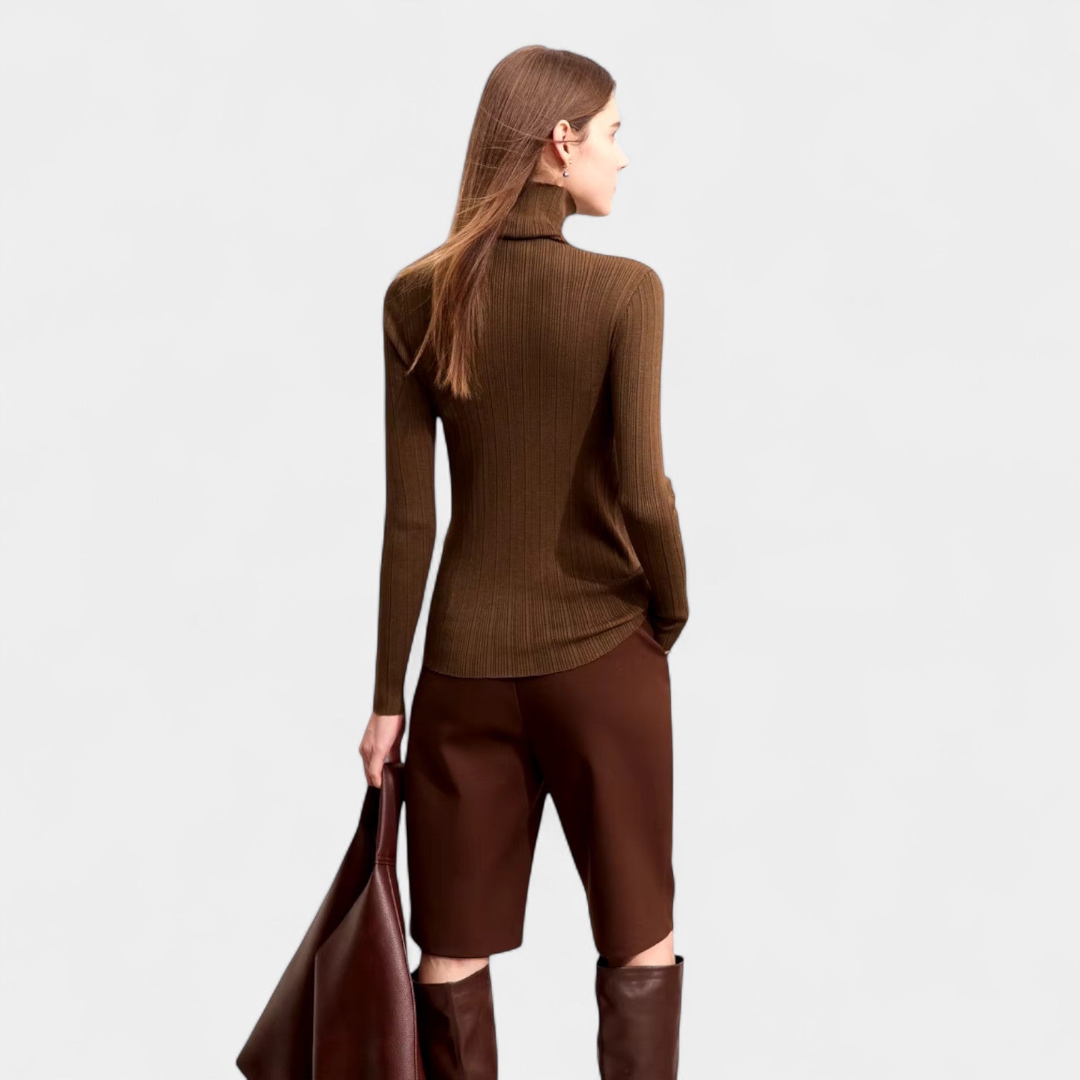Norrskenberg | Dam Turtlenecktröja i Kashmir–Ull