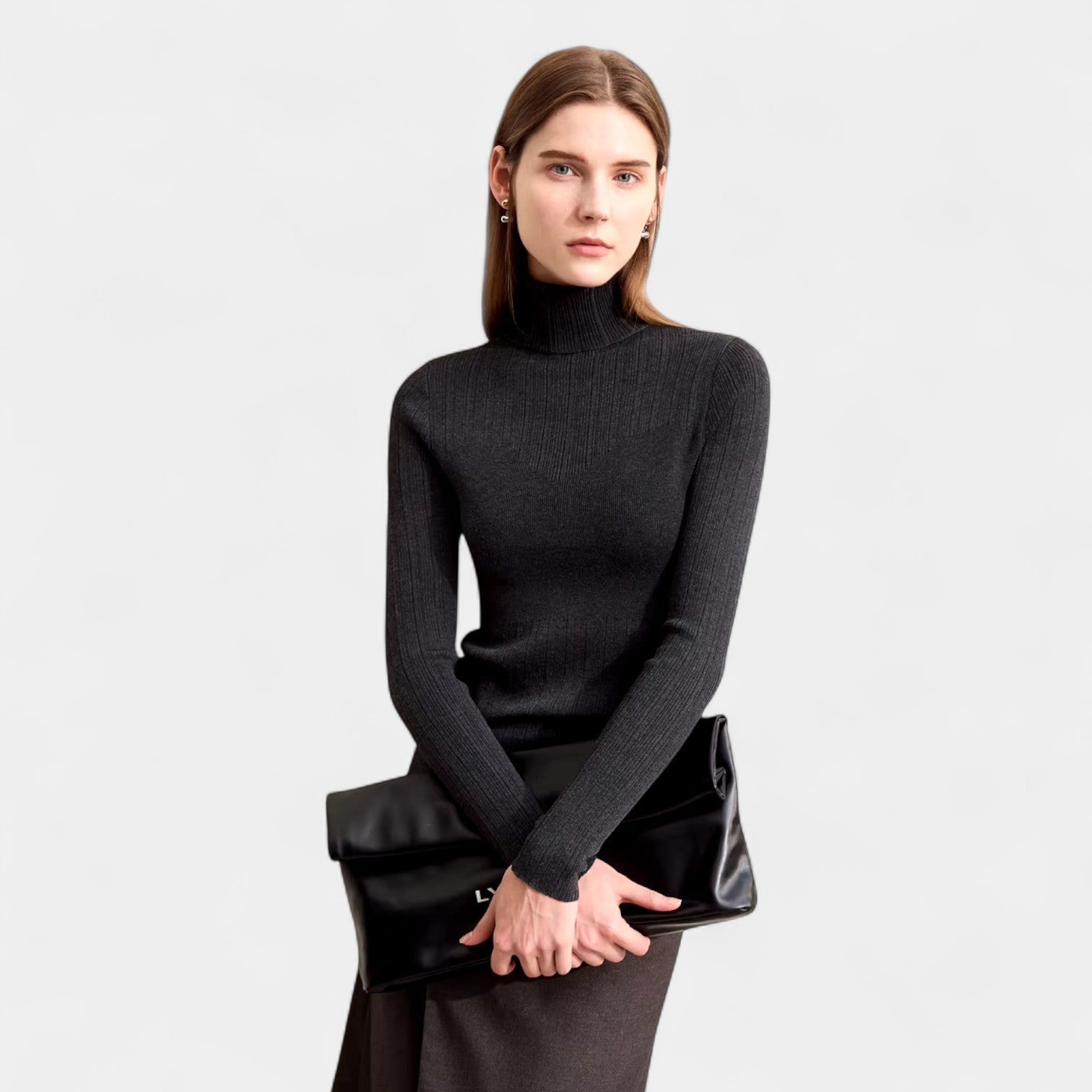 Norrskenberg | Dam Turtlenecktröja i Kashmir–Ull