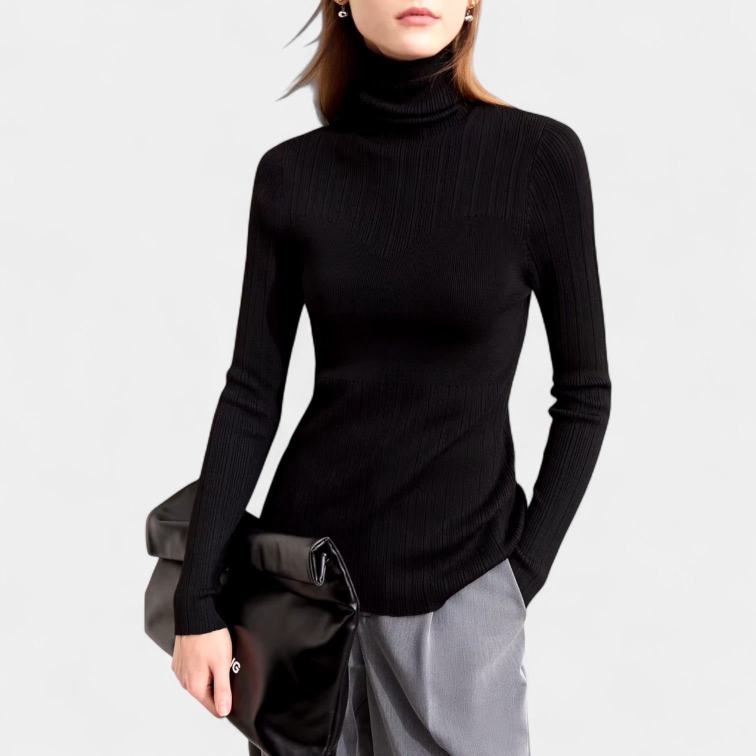 Norrskenberg | Dam Turtlenecktröja i Kashmir–Ull