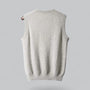 Valenti | Classic Cashmere V-Neck Sweater Vest Knitted Pullover-VALENTI
