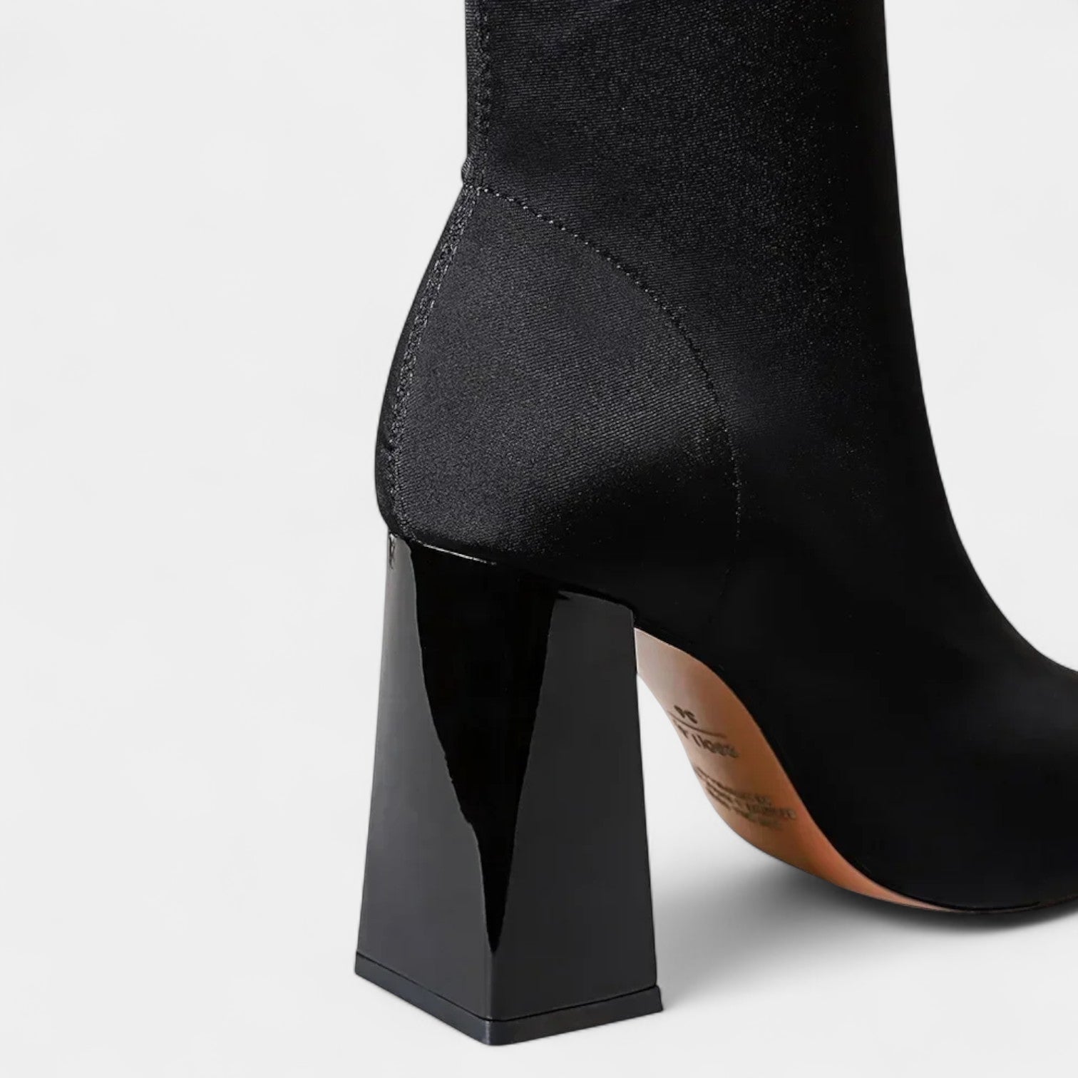 Norrskenberg | Stretchiga Ankelboots med Blockklack