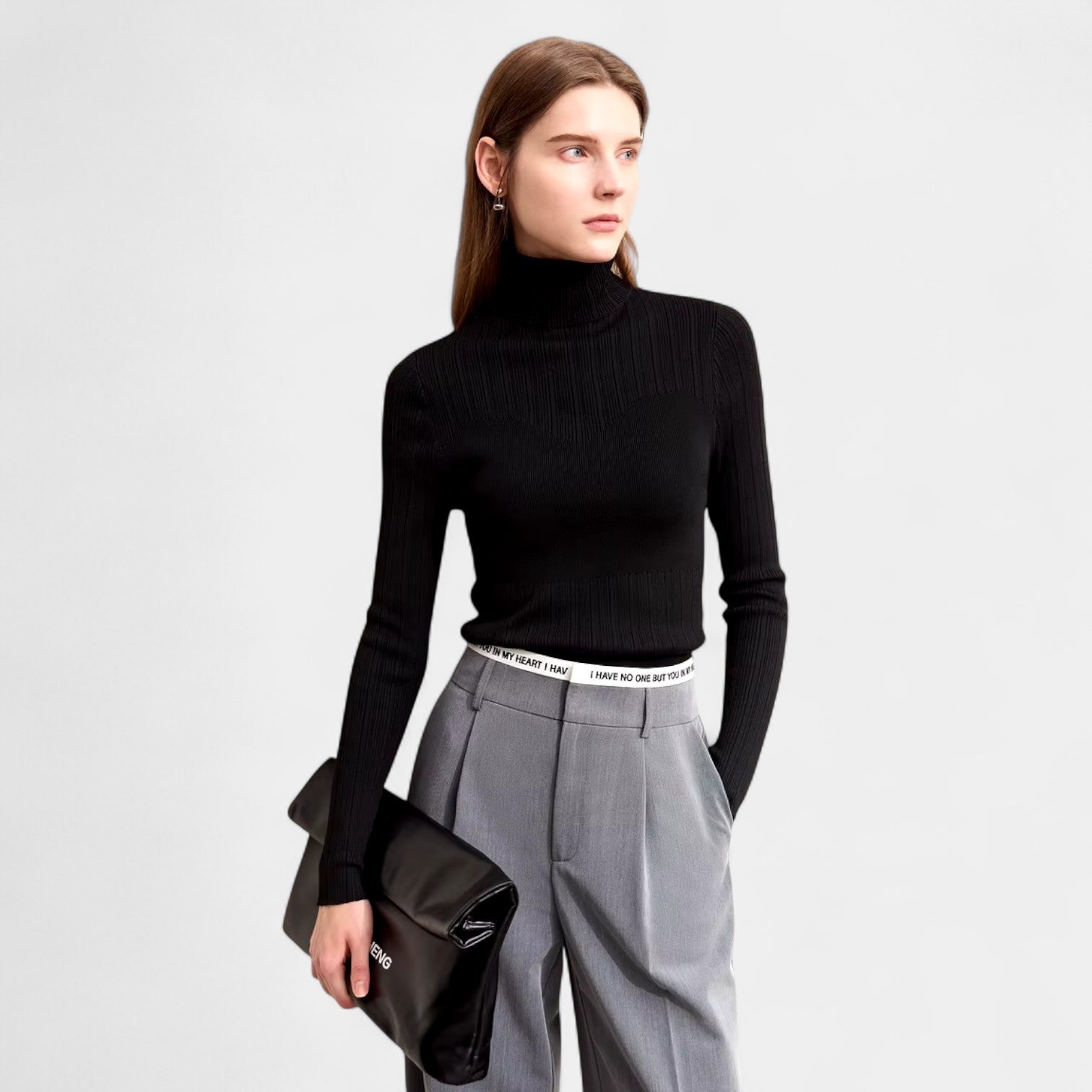 Norrskenberg | Dam Turtlenecktröja i Kashmir–Ull