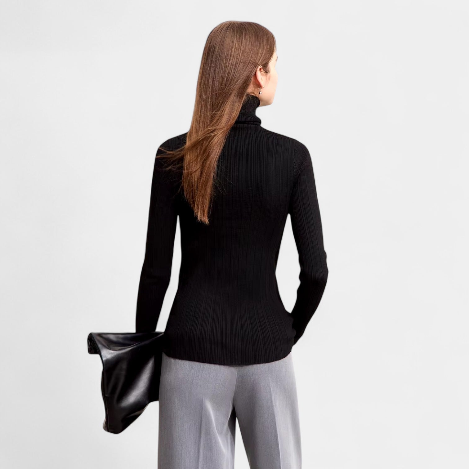 Norrskenberg | Dam Turtlenecktröja i Kashmir–Ull