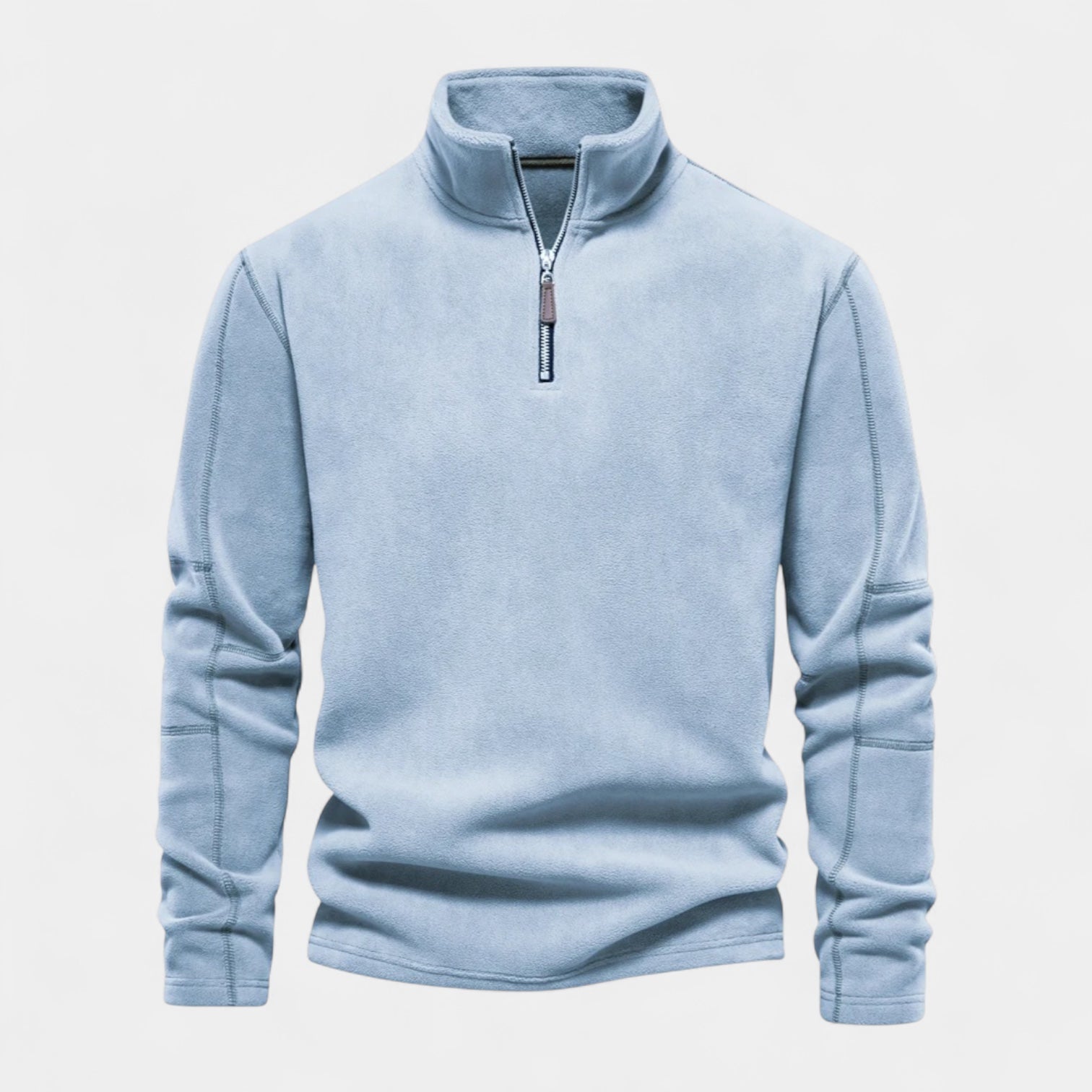 Norrskenberg | Herrtröja i Fleece - Halvzip Sweatshirt