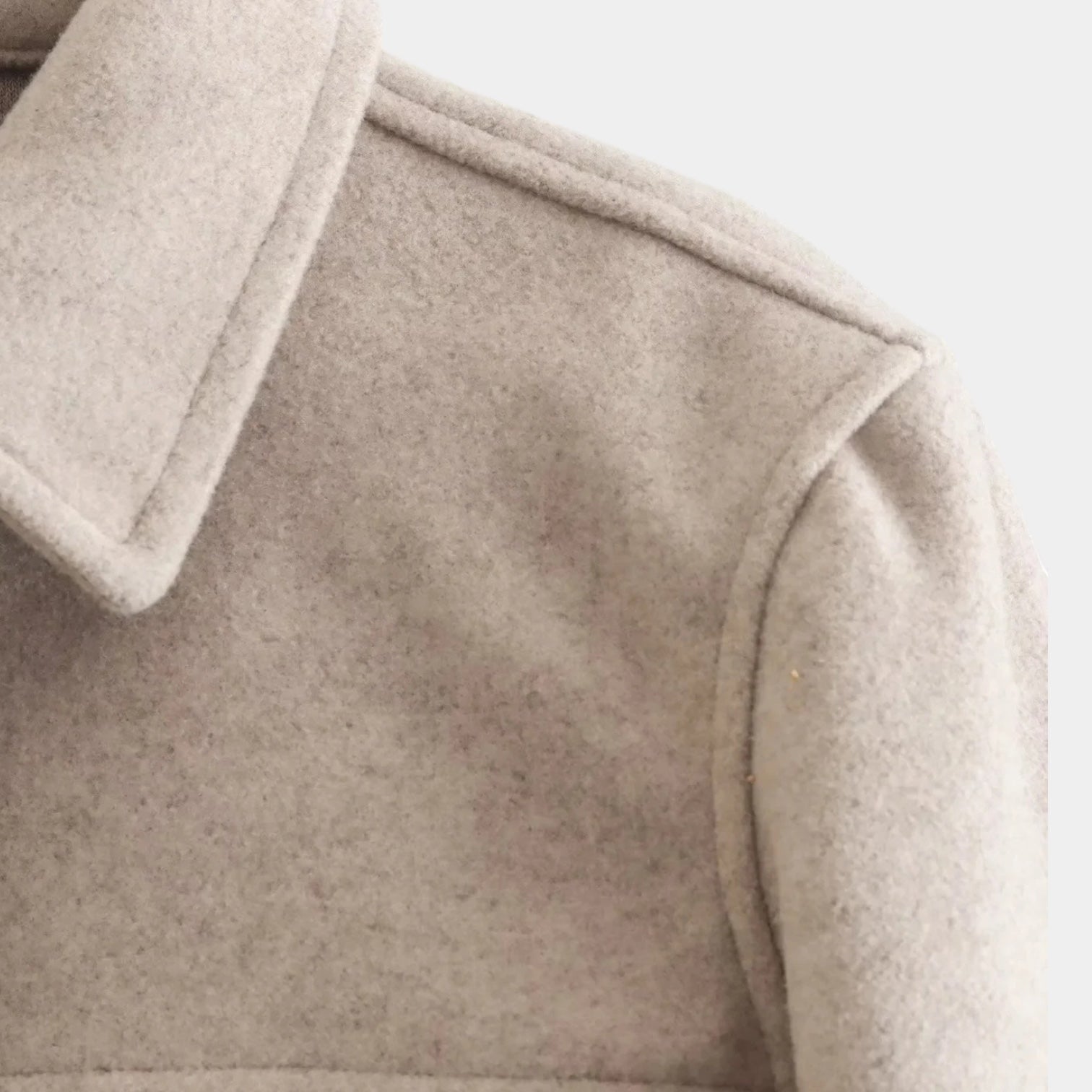 Norrskenberg | Dam Cropped Overshirt Jacka - Mellanlång