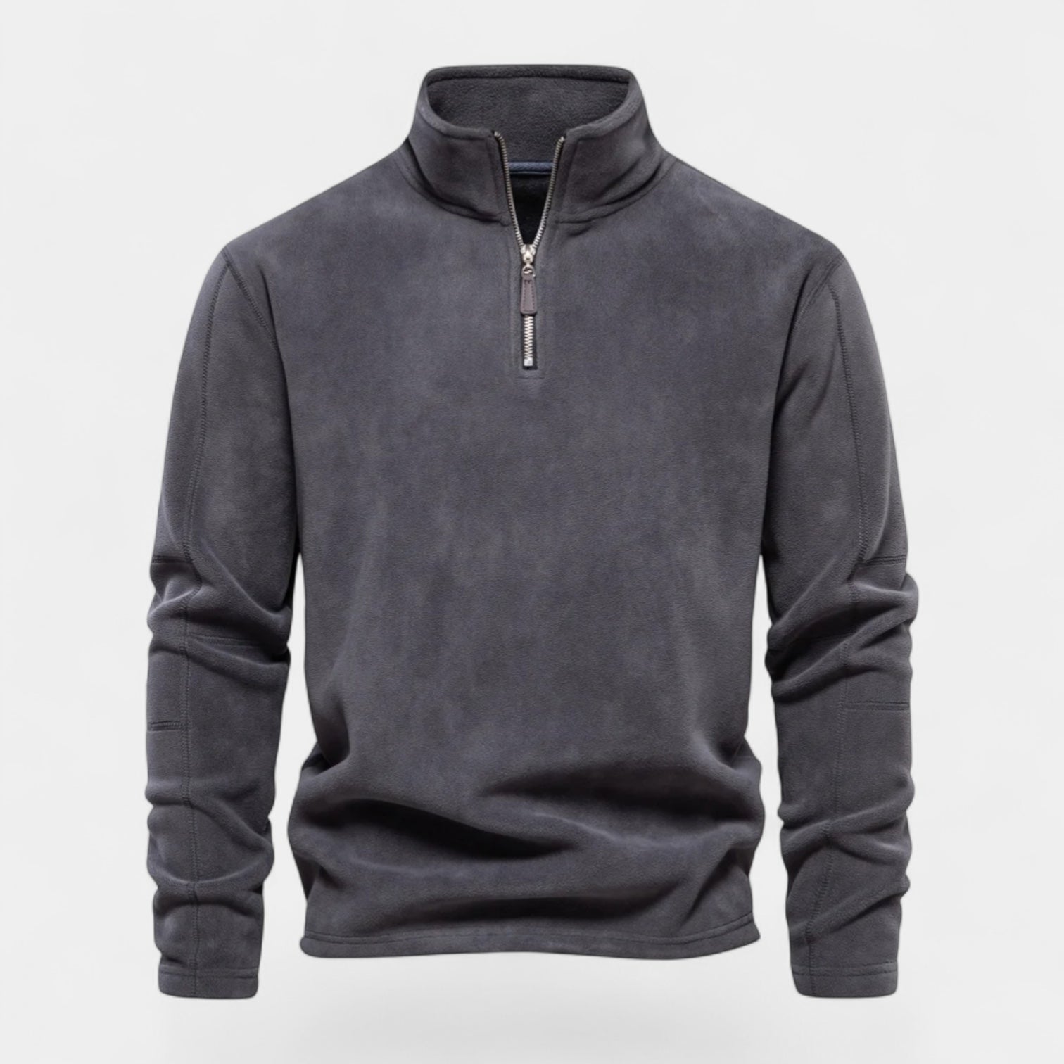 Norrskenberg | Herrtröja i Fleece - Halvzip Sweatshirt
