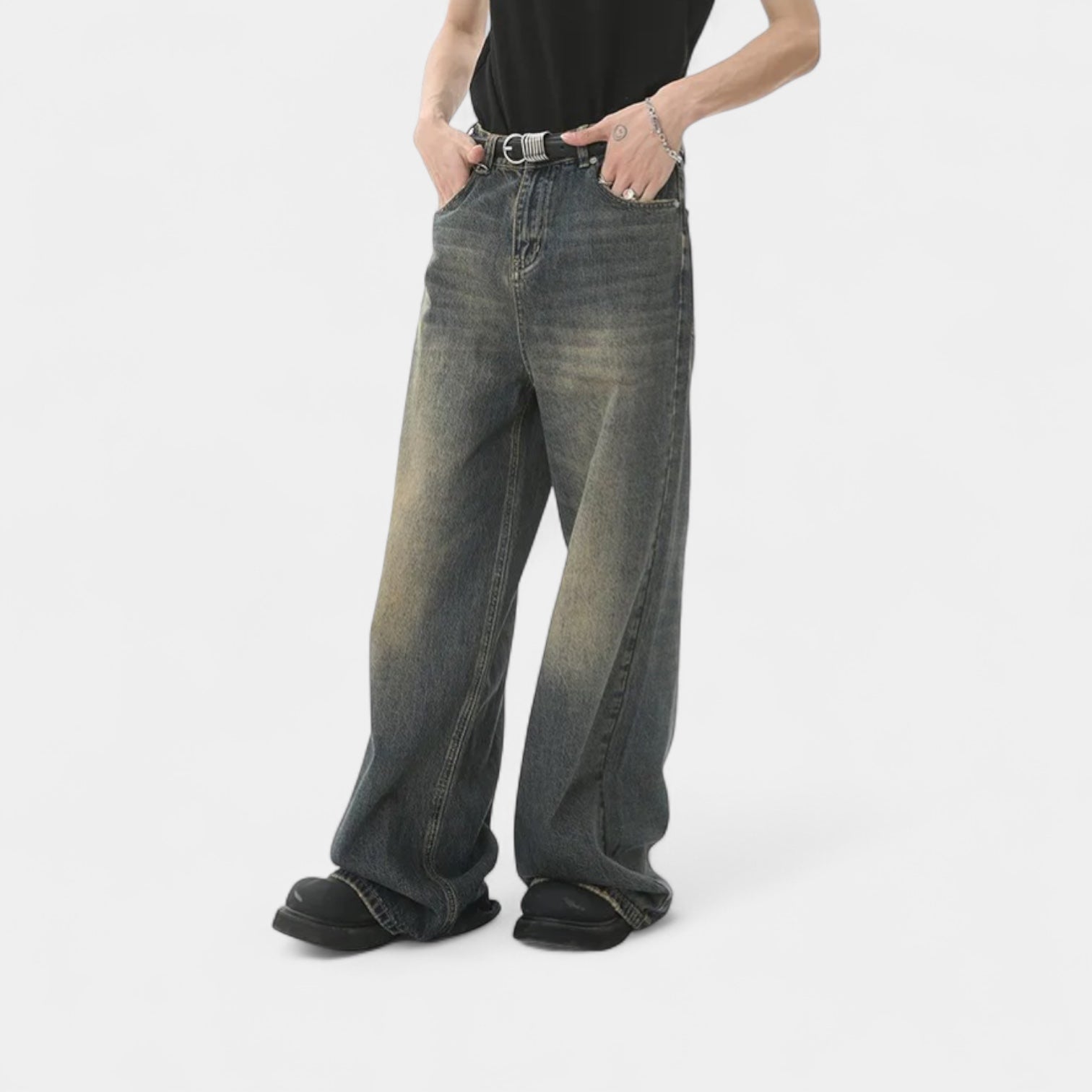 Norrskenberg | Vida Jeans - Herrjeans med vid passform