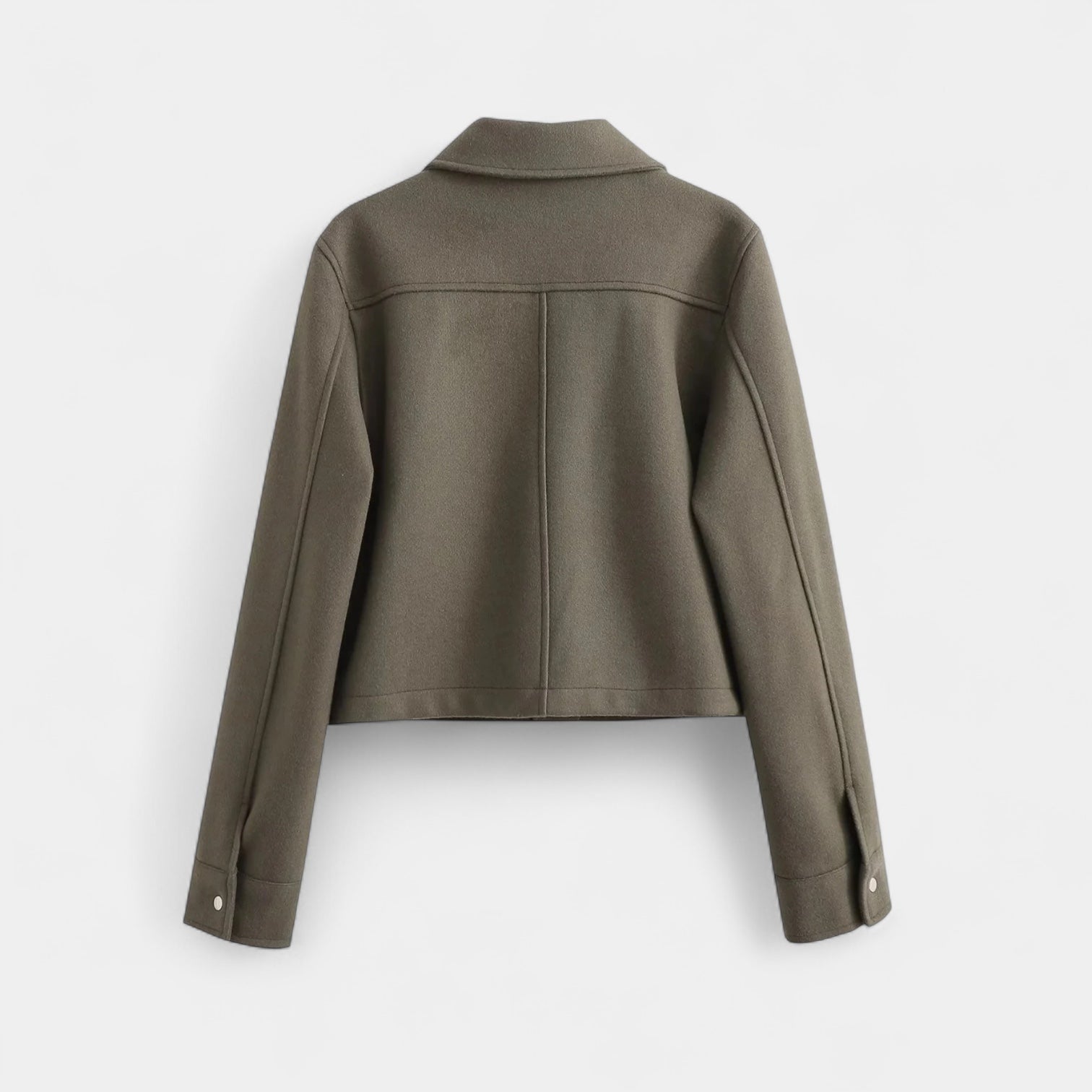 Norrskenberg | Dam Cropped Overshirt Jacka - Mellanlång
