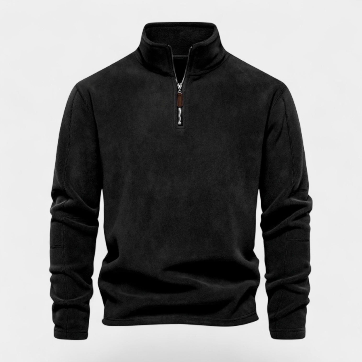 Norrskenberg | Herrtröja i Fleece - Halvzip Sweatshirt