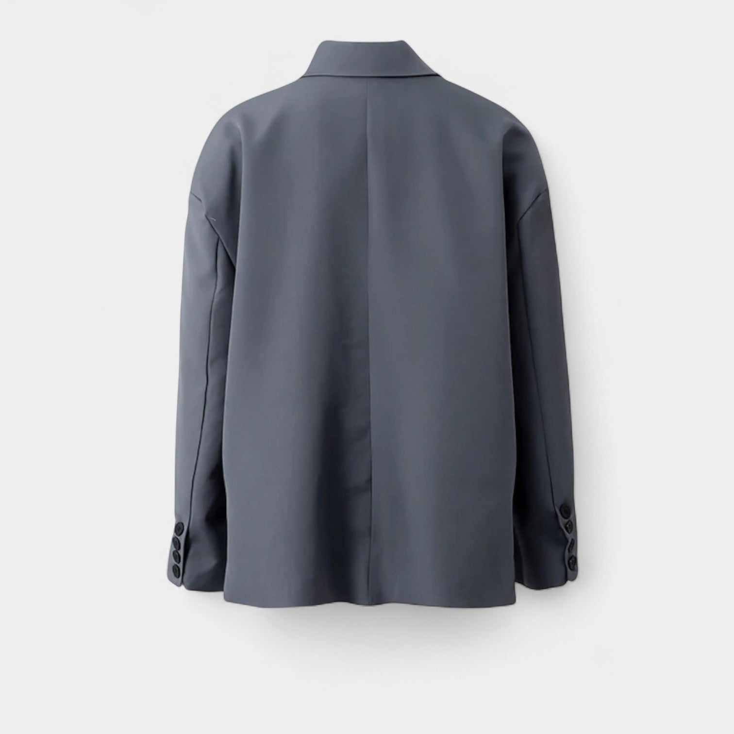 Norrskenberg | Dam Blazer med Axelvaddar – Enkelknäppt, Oversized