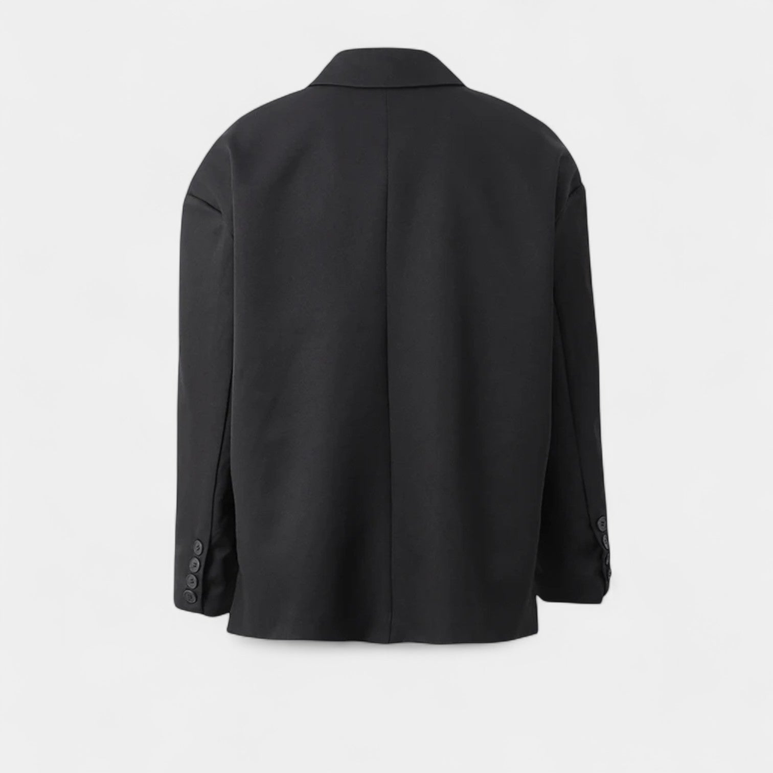 Norrskenberg | Dam Blazer med Axelvaddar – Enkelknäppt, Oversized