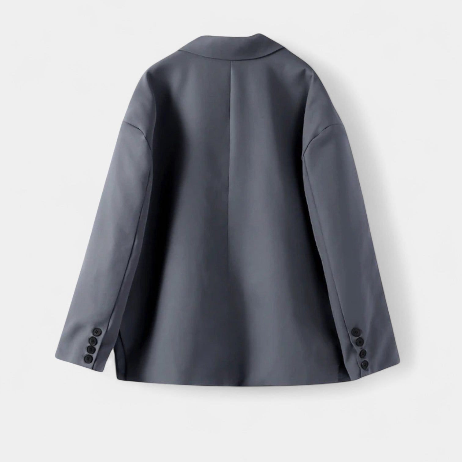Norrskenberg | Dam Blazer med Axelvaddar – Enkelknäppt, Oversized