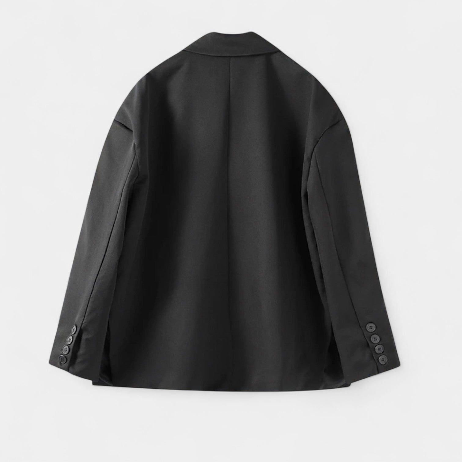 Norrskenberg | Dam Blazer med Axelvaddar – Enkelknäppt, Oversized