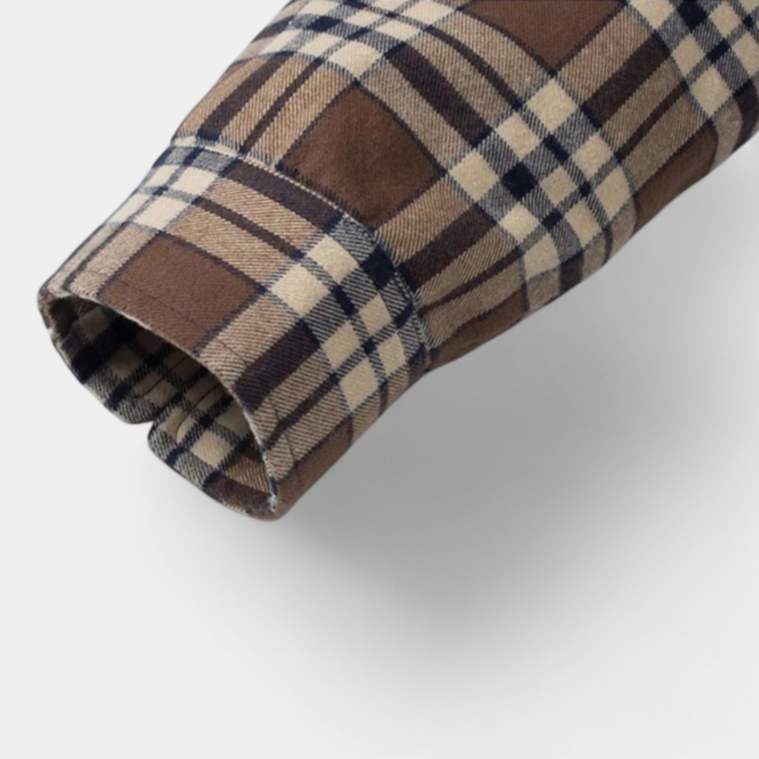 Norrskenberg | Herr Flanellskjorta med Fleecefoder - Overshirt